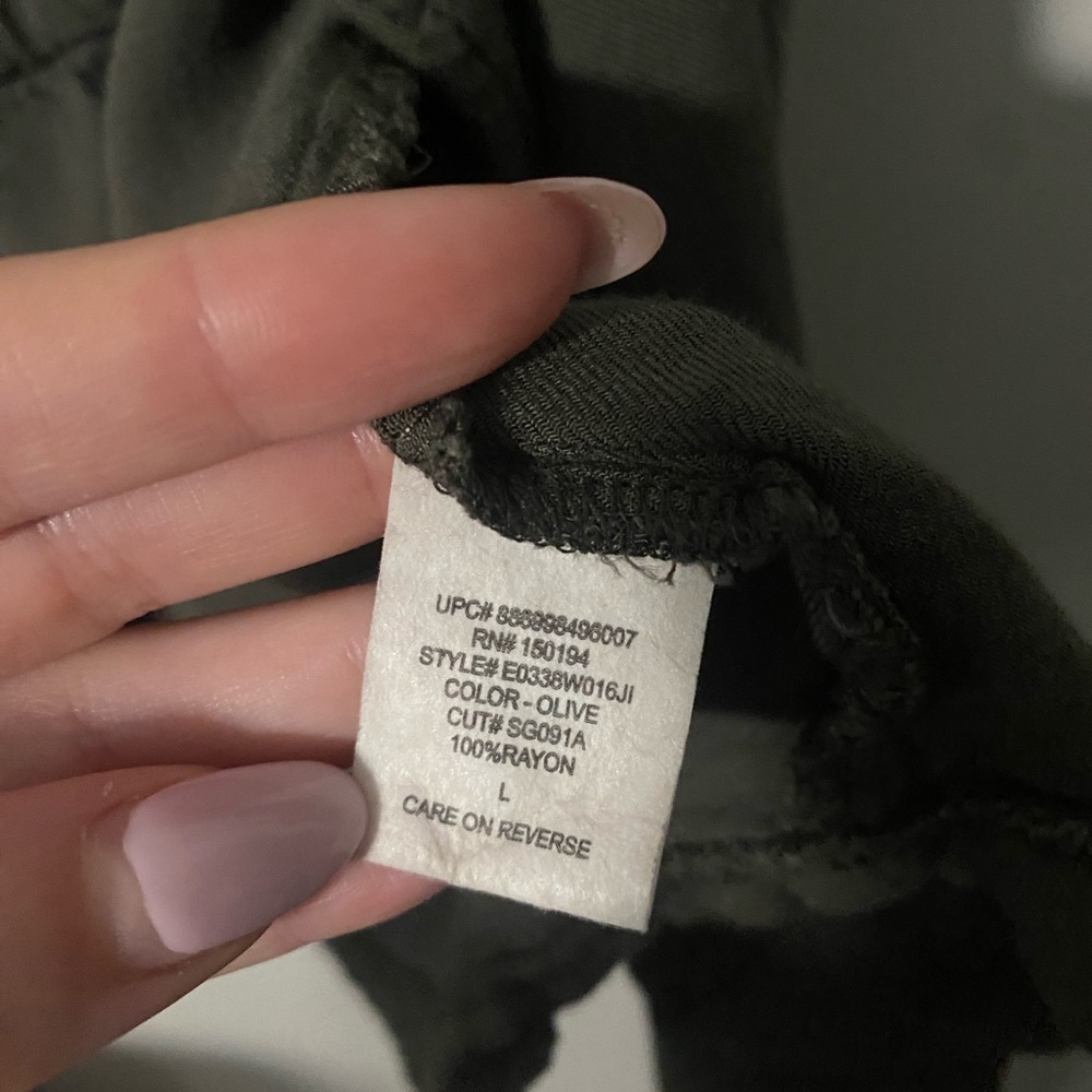 About A Girl Olive Vest - Picture 4 of 5